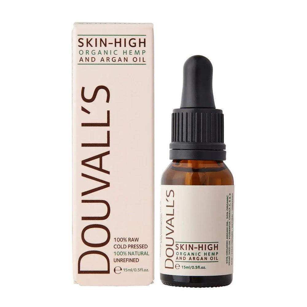 Skin-High Hemp and Argan oil 15ml | The Ultimate Powerhouse for Stronger, Glowing Skin Douvalls Beauty