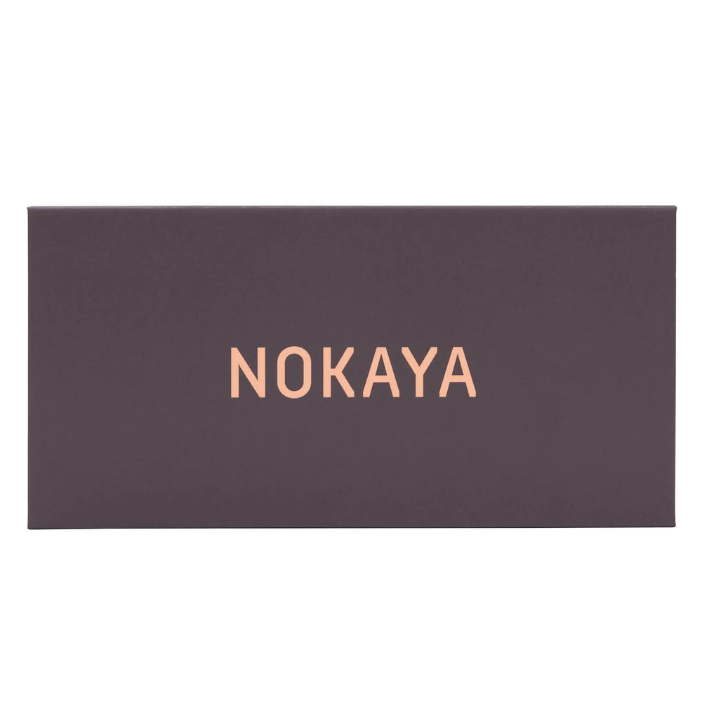 Skinny Silk Scrunchie Set Snow Leopard NOKAYA
