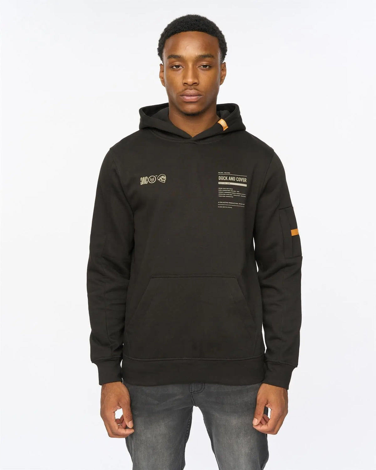 Skullmatic Hoodie Black Duck and Cover