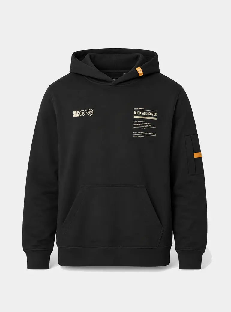 Skullmatic Hoodie Black Duck and Cover