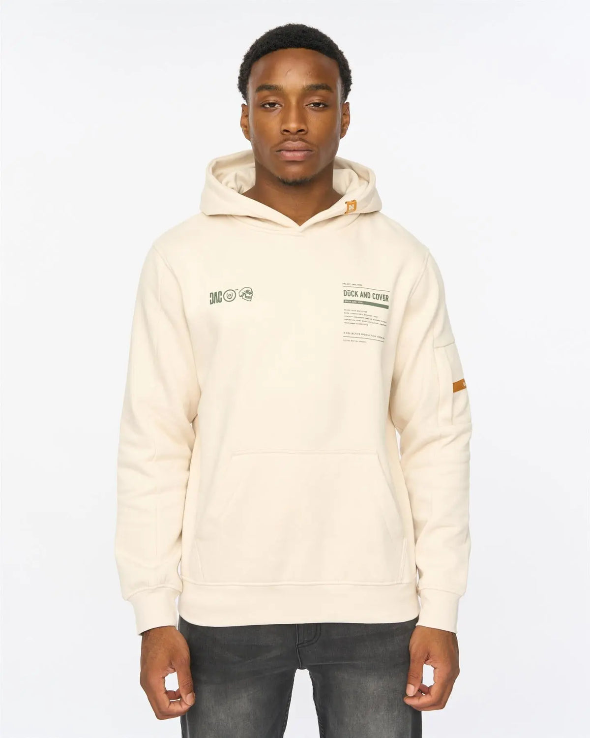 Skullmatic Hoodie Off White Duck and Cover