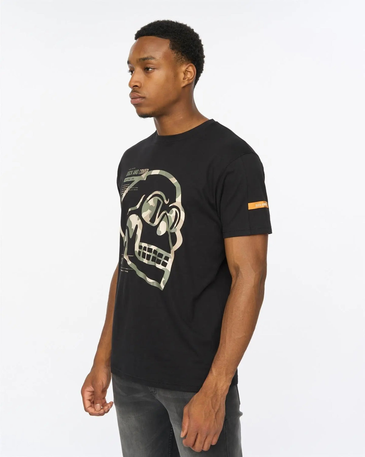 Skullmatic T-Shirt Black Duck and Cover