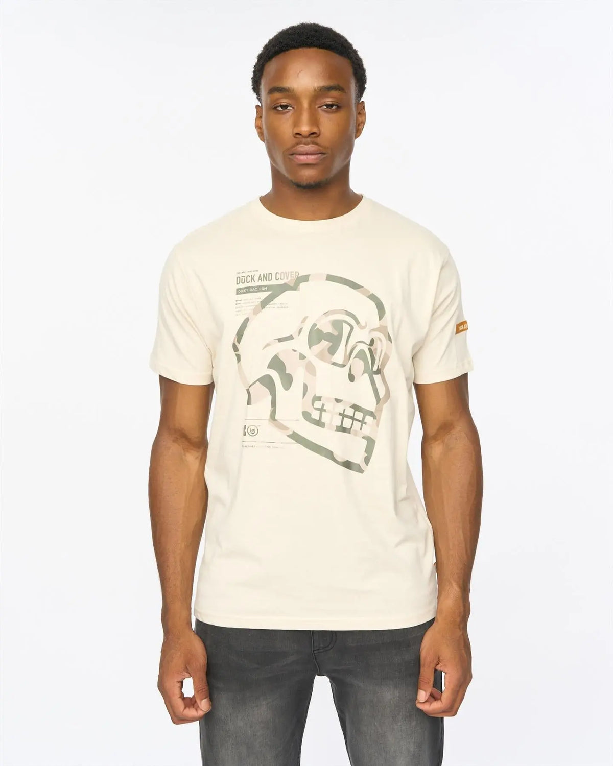 Skullmatic T-Shirt Off White Duck and Cover