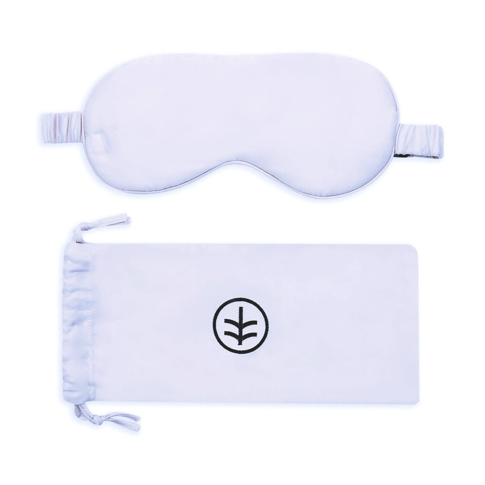 Sky Blue Essential Eucalyptus Silk Sleep Eye Mask Ethical Bedding™