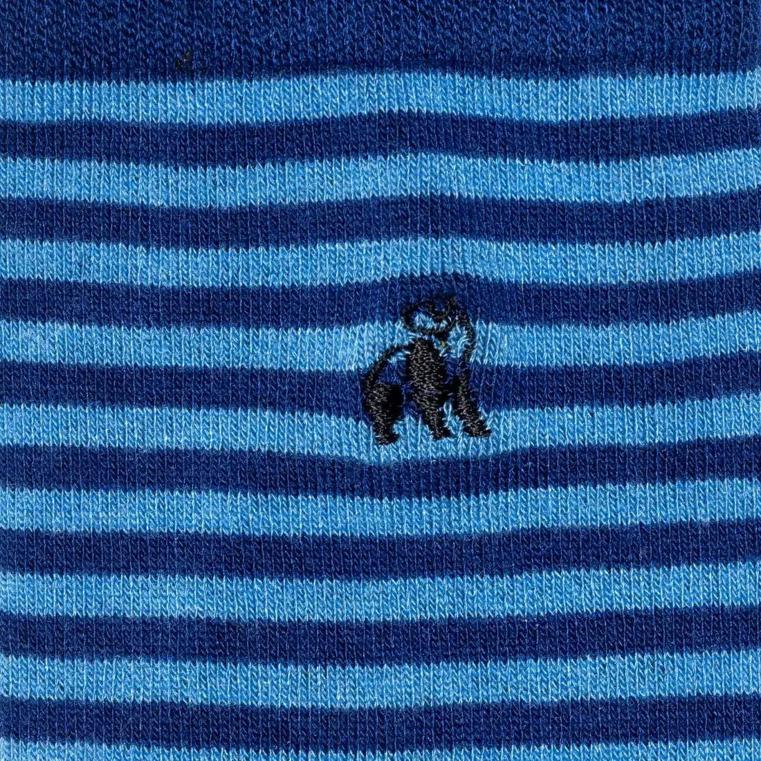 Sky Blue Narrow Striped Bamboo Socks Swole Panda