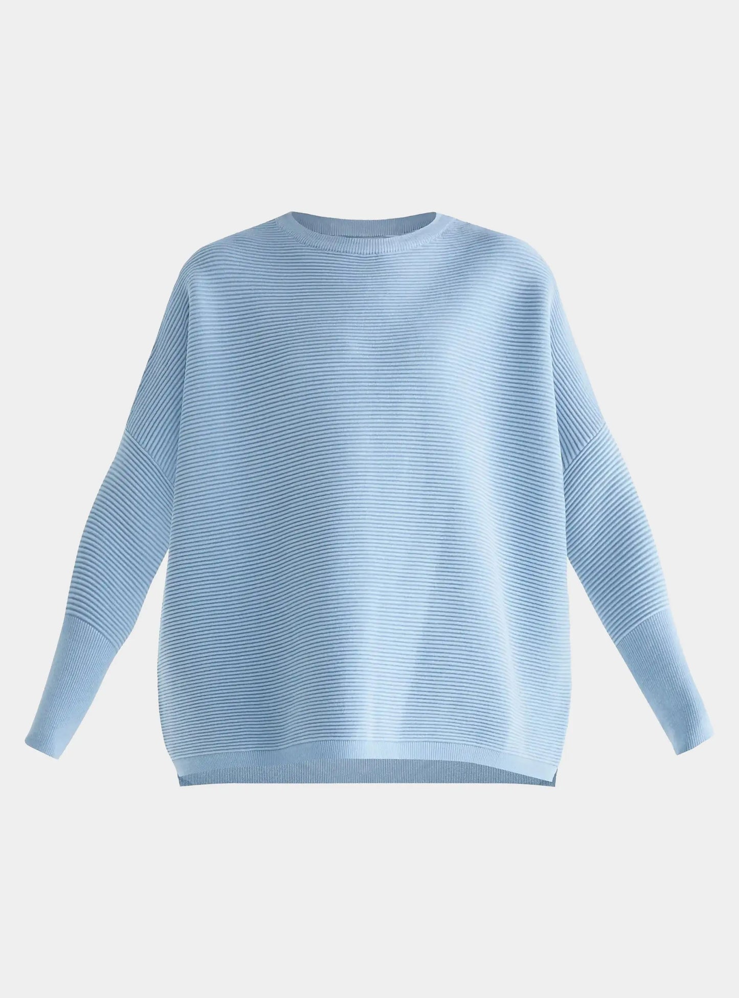 Sky Blue Paisie Ribbed Jumper Paisie