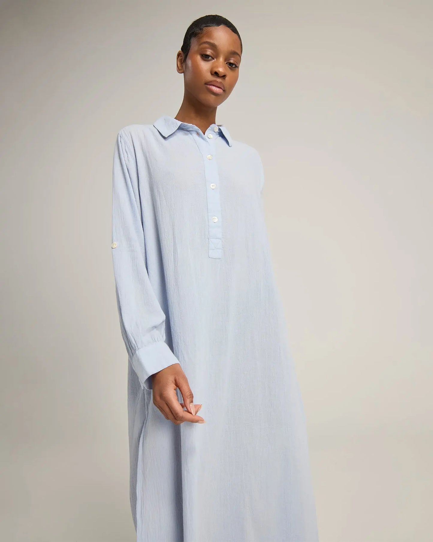 Sky Maxi Shirt Nudea