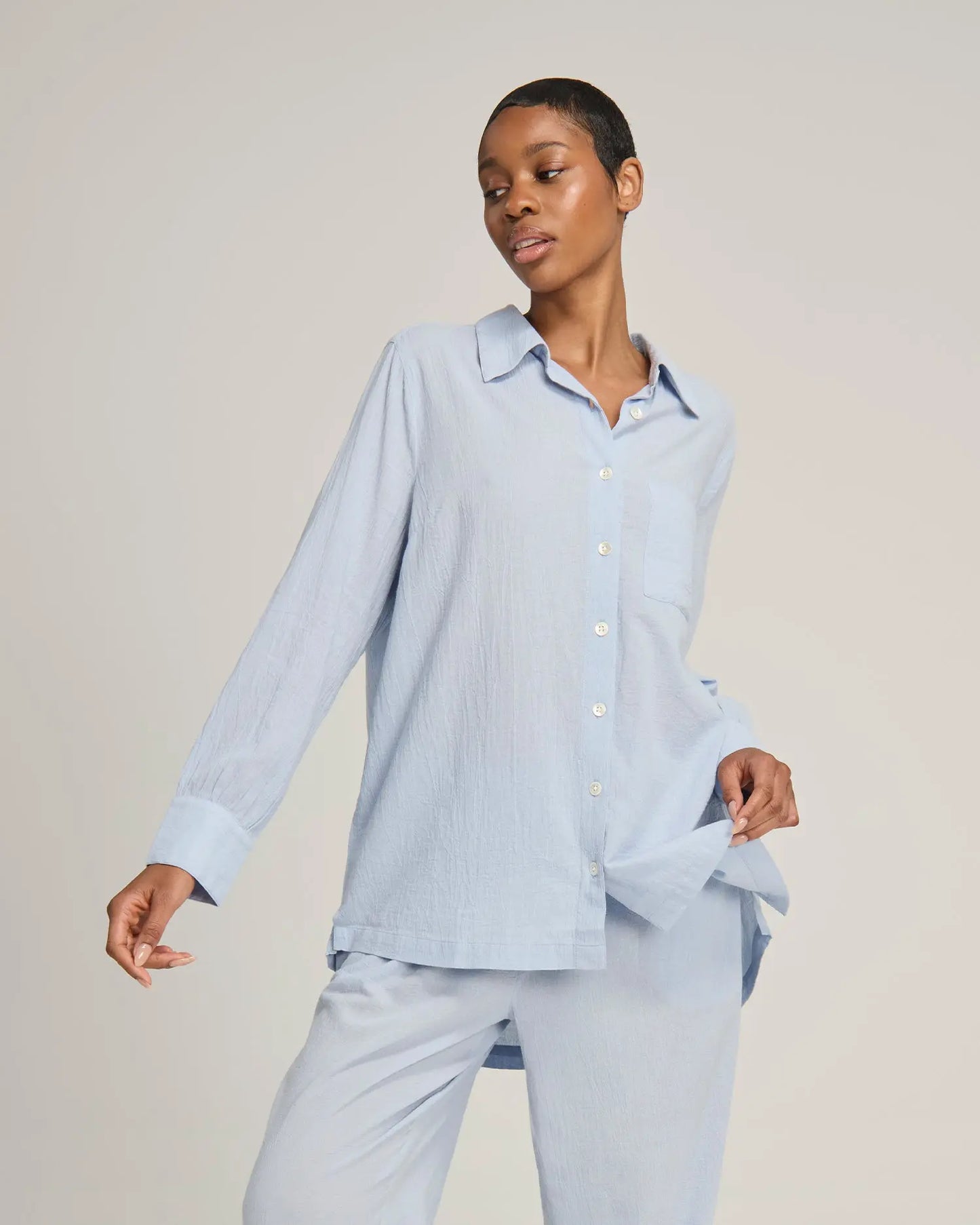 Sky Midi Shirt Nudea