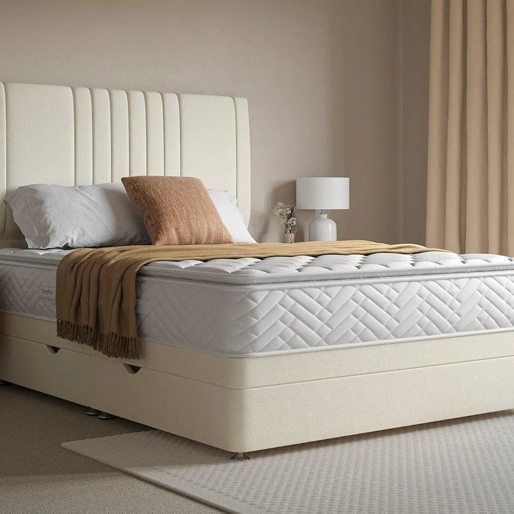 Sleepeezee Contemporary Ottoman Divan Bed Base - Cream Dreams