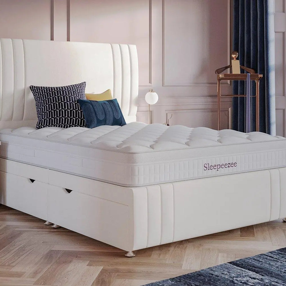 Sleepeezee Novara Ottoman Divan Bed Base - Cream Dreams