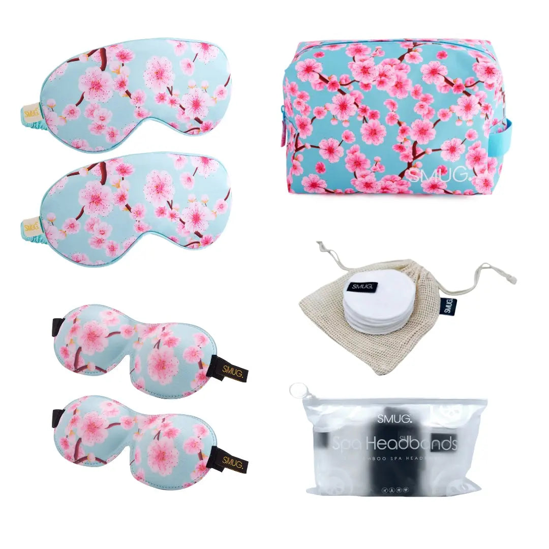 Sleepover Set, Cherry Blossom Print SMUG