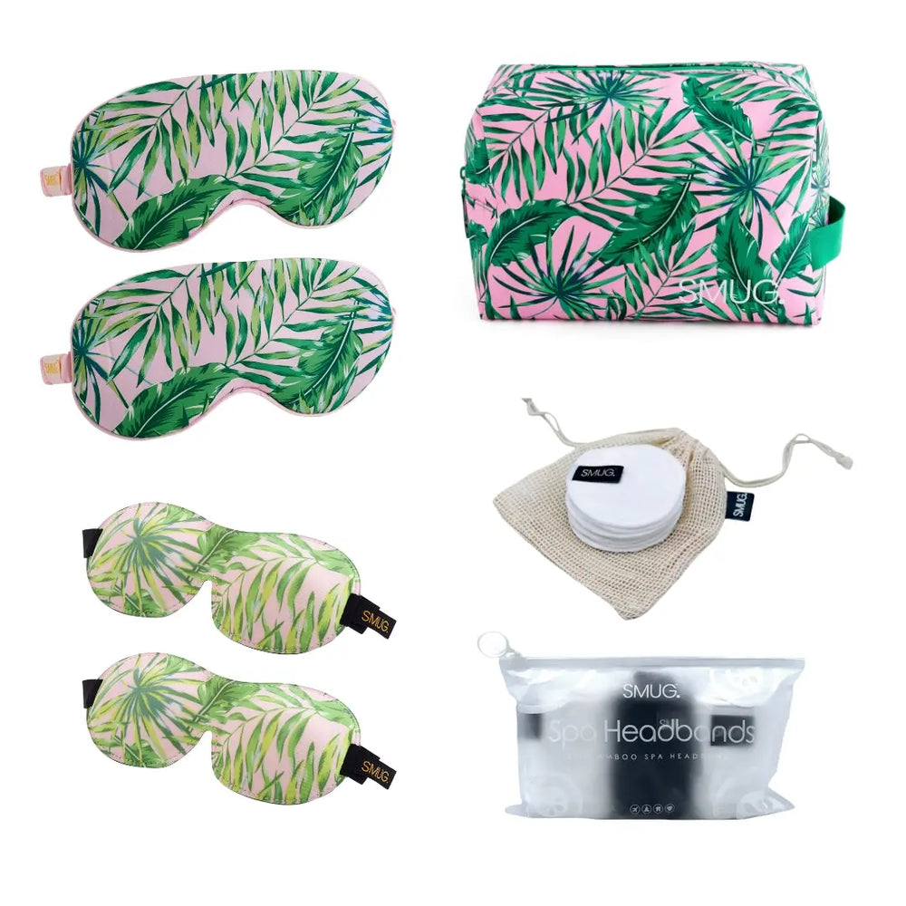 Sleepover Set, Palm Print SMUG
