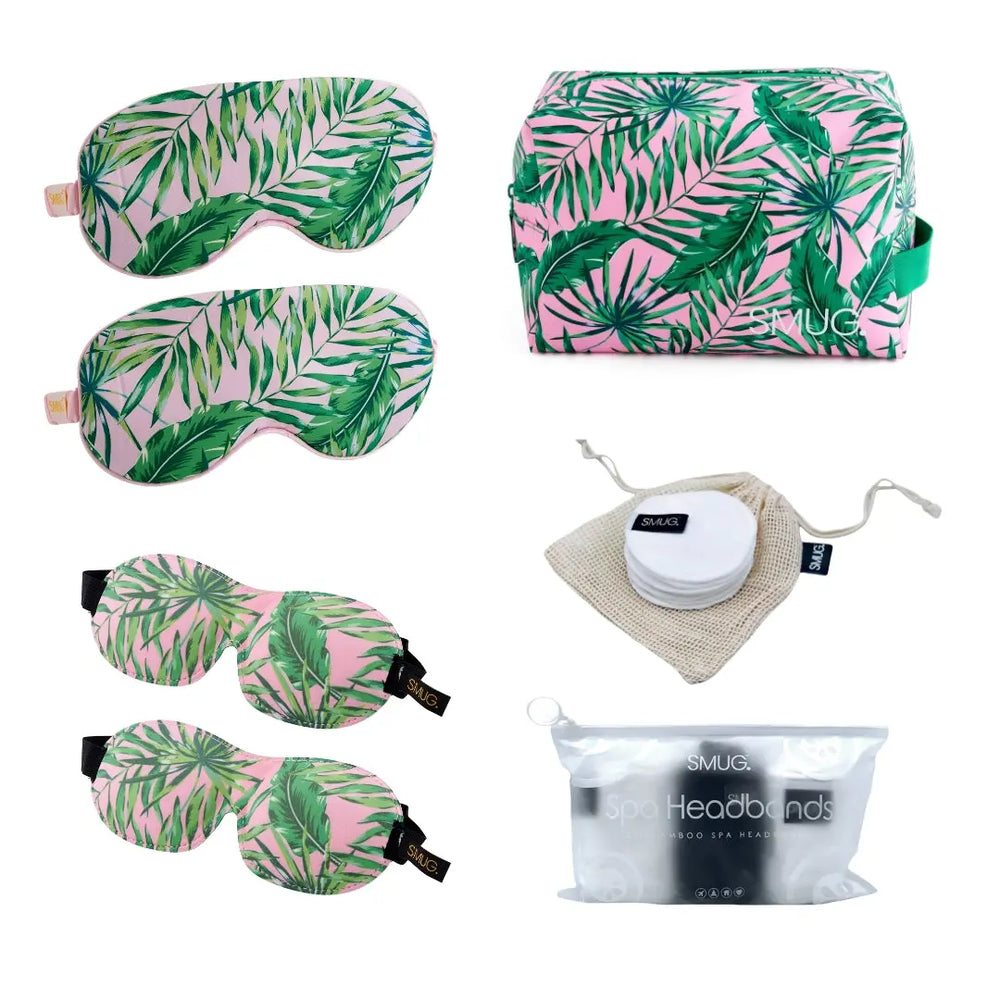 Sleepover Set, Palm Print SMUG