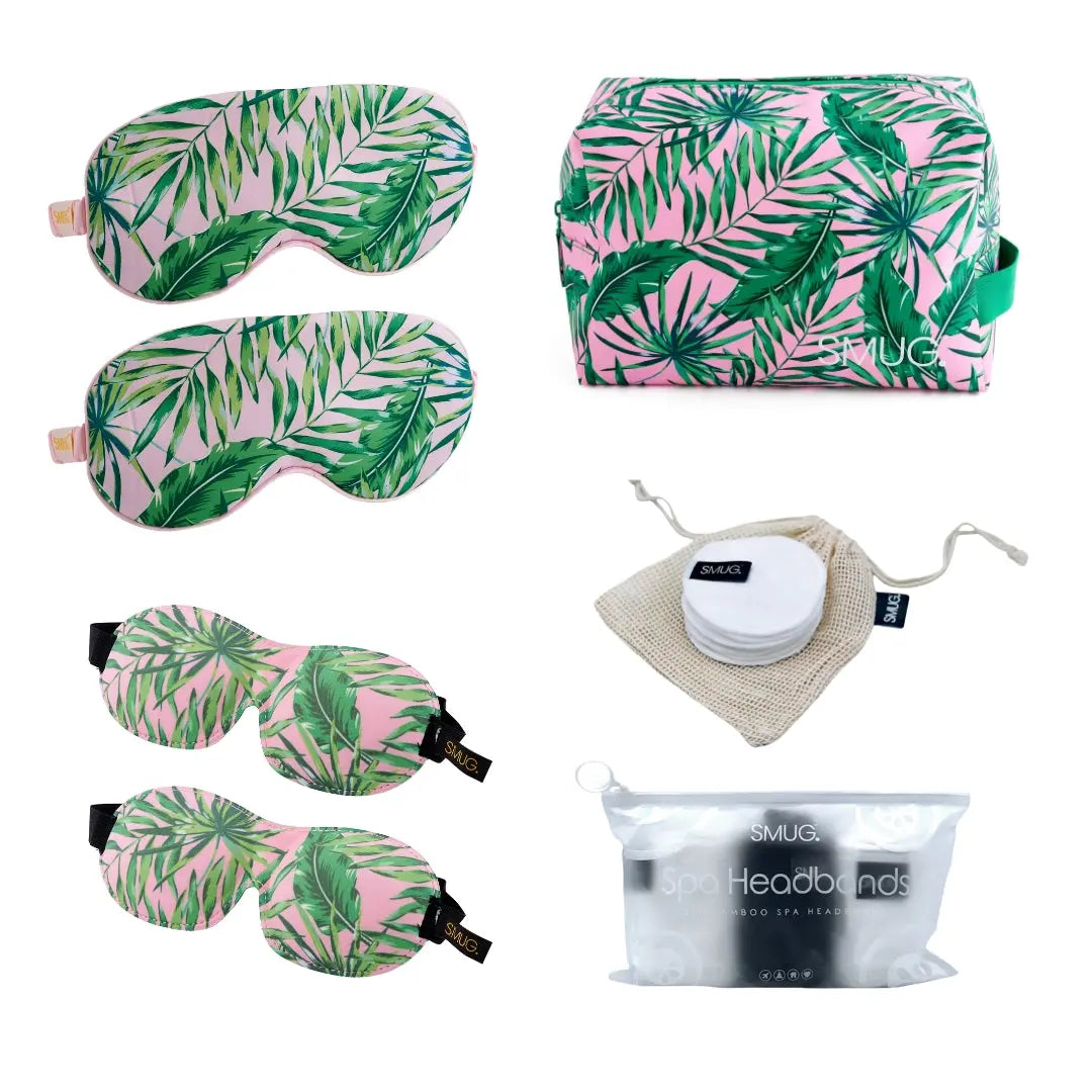Sleepover Set, Palm Print SMUG