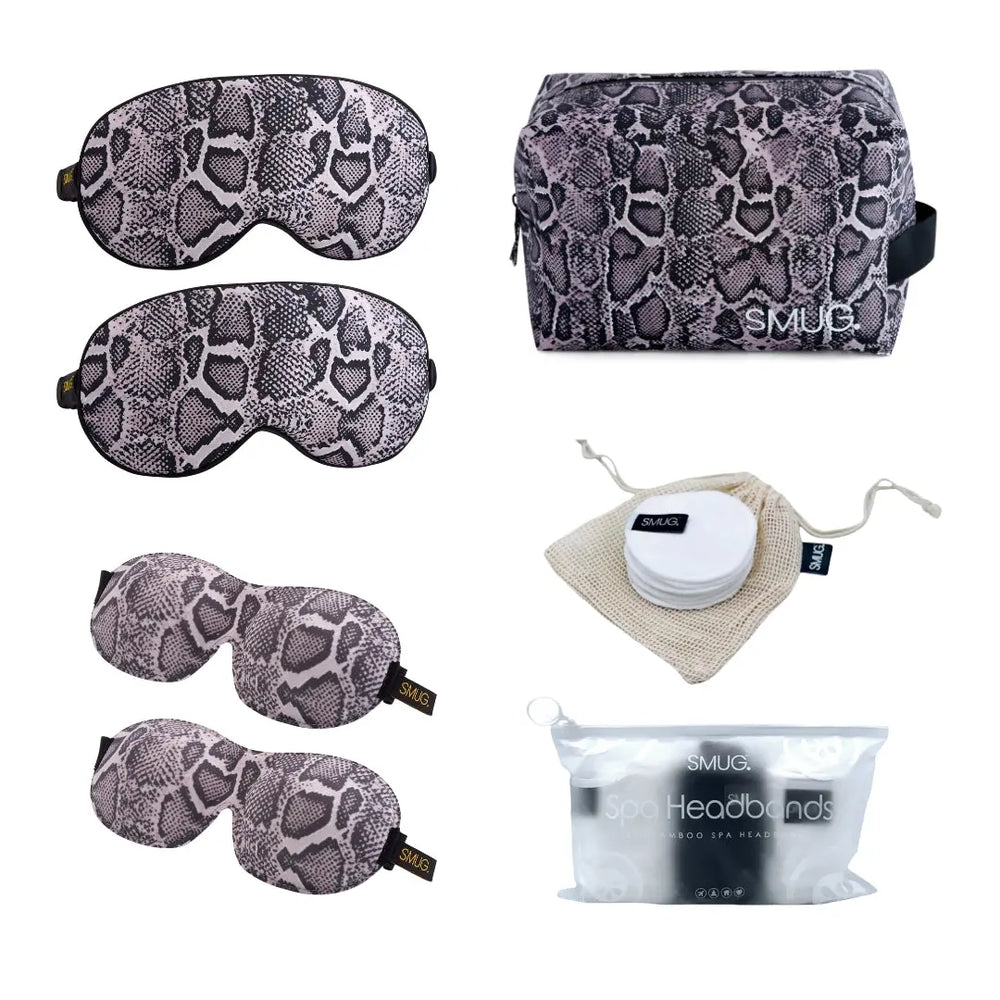 Sleepover Set, Snake Print SMUG