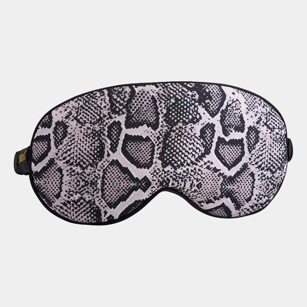 Snake Satin Sleep Mask SMUG