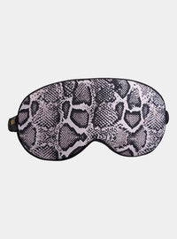 Snake Satin Sleep Mask SMUG