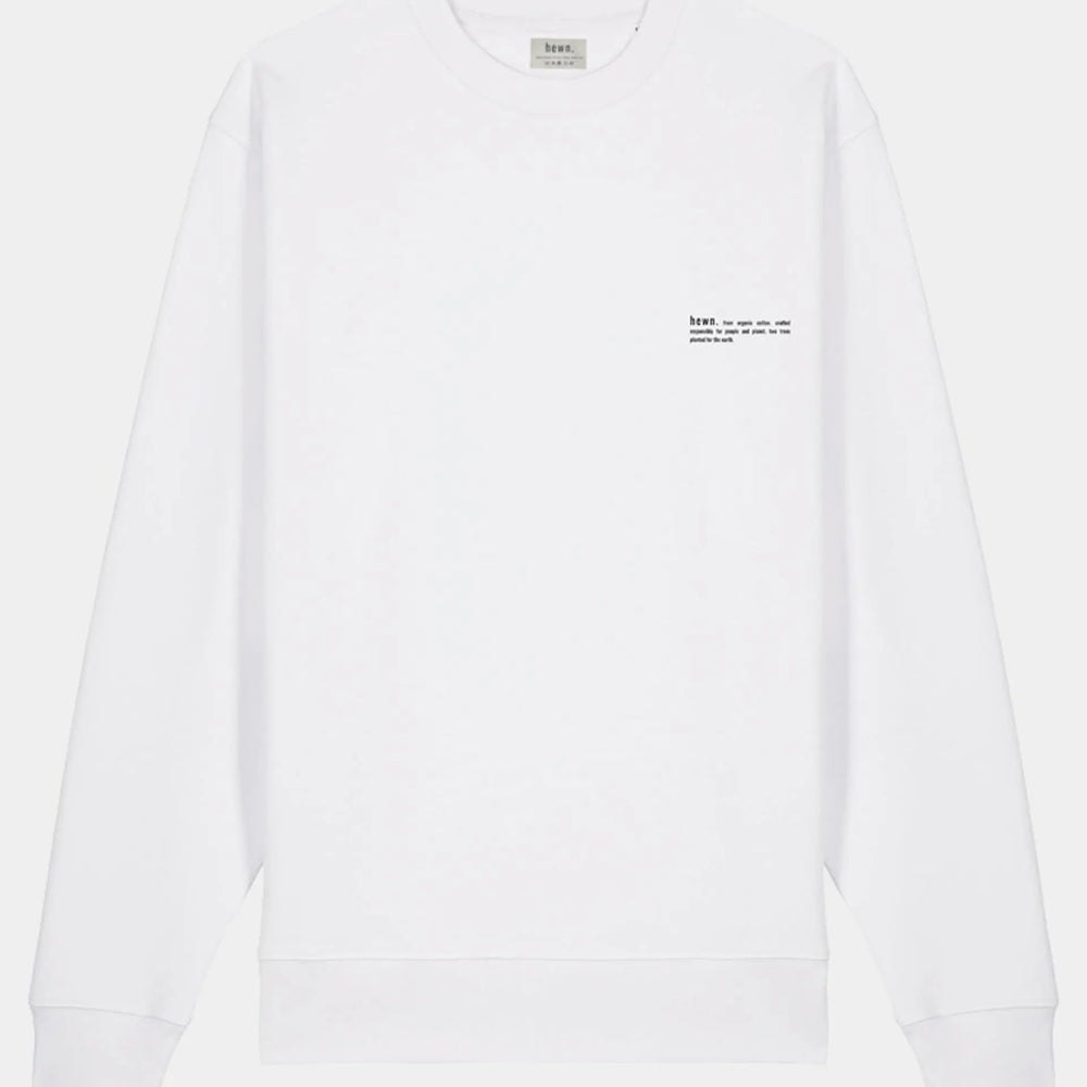 Snow White Women's Organic Cotton Relaxed-Fit Sweatshirt hewn.