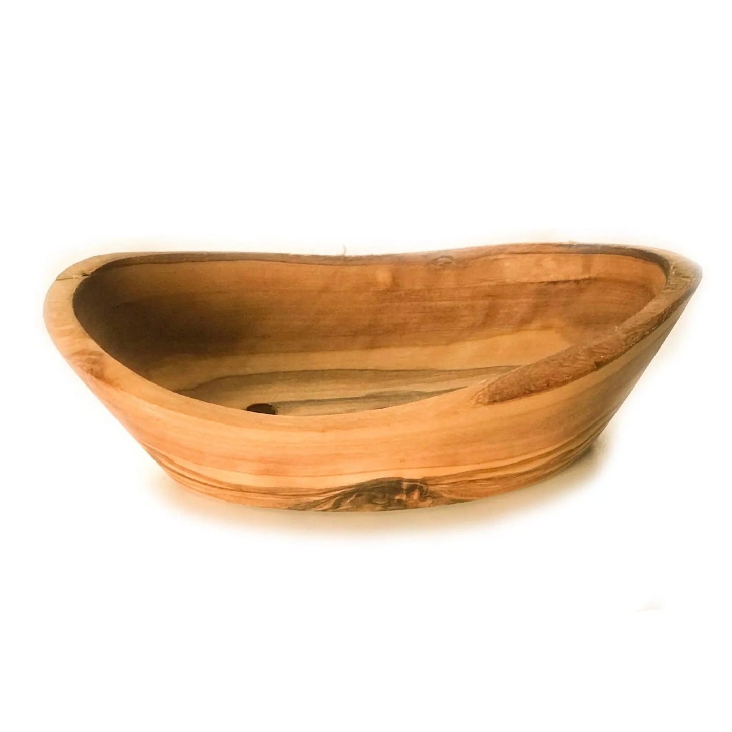 Soap Dish - Olive Wood Bath Shape Eco Bath London