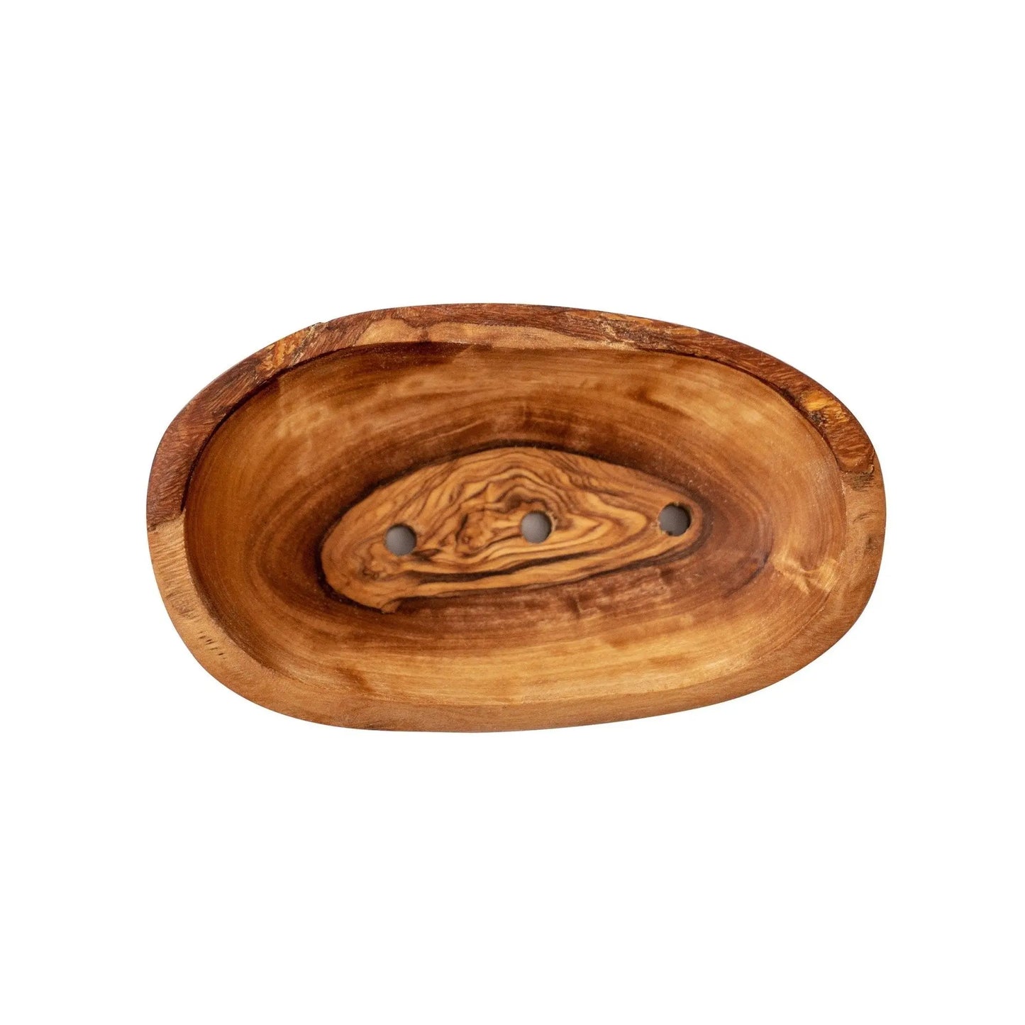Soap Dish - Olive Wood Bath Shape Eco Bath London