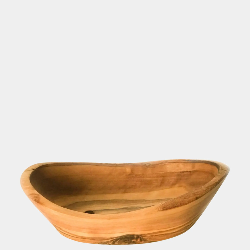 Soap Dish - Olive Wood Bath Shape Eco Bath London