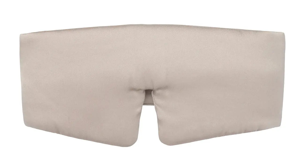 Soft Beige Silk Eye Mask MAMU Dream