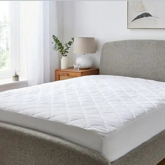 Soft Easycare Polycotton Mattress Protector Dunelm