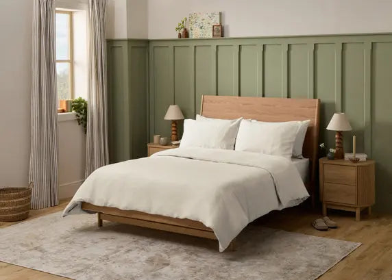 Soft Oat Cool Linen Bedding Set Simba