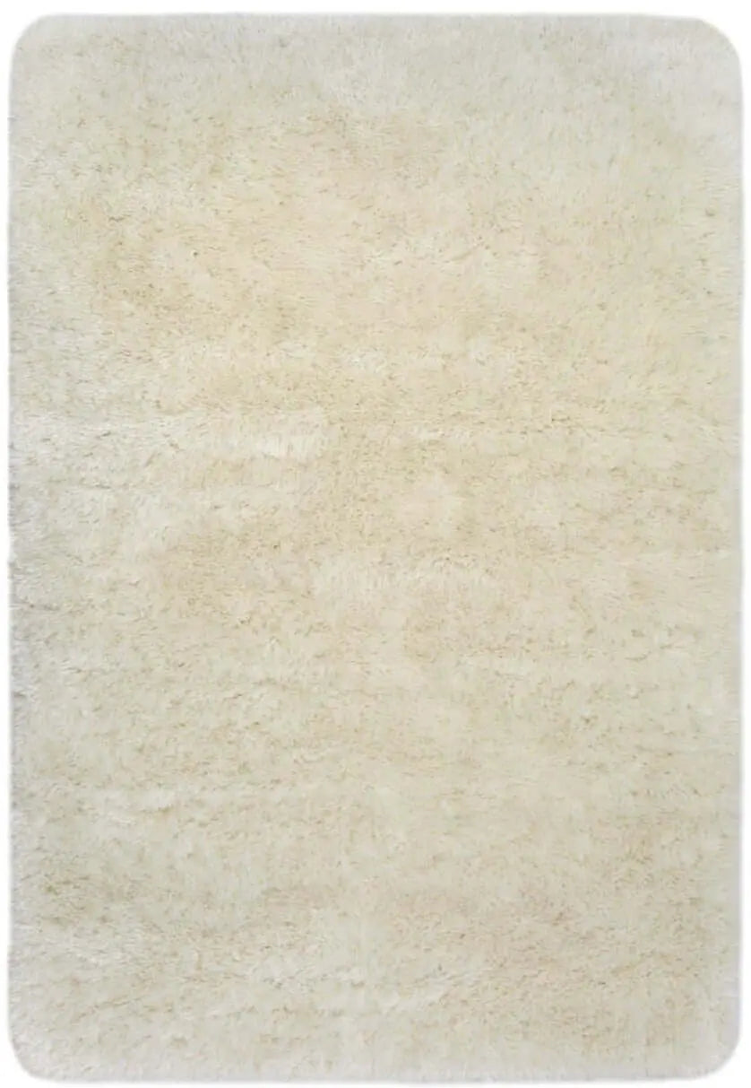 Soft Washable Ivory Shaggy Rug | SA-01 The Rugs