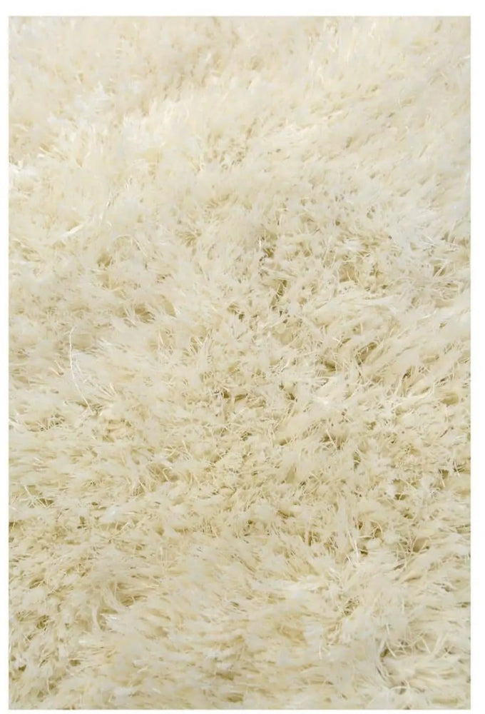 Soft Washable Ivory Shaggy Rug | SA-01 The Rugs
