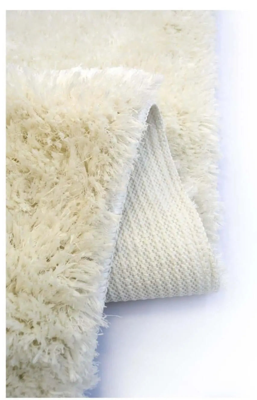 Soft Ivory Rug Soft Washable Ivory Shaggy Rug | SA-01 – Myza