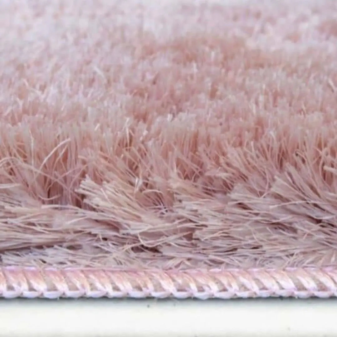 Soft Washable Pink Shaggy Rug | SA-07 The Rugs