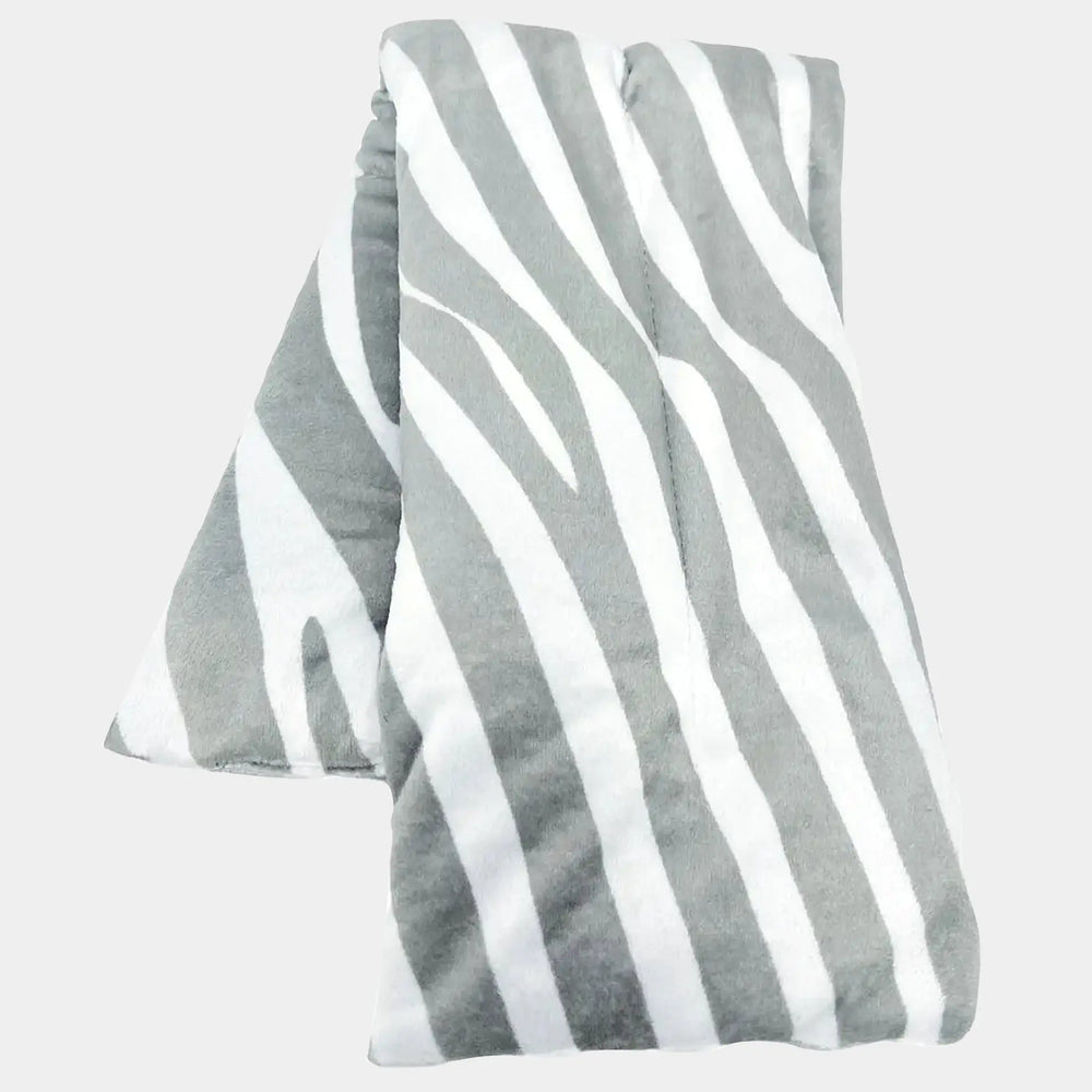 Soothing Body Wrap Wheat Bag Infused With Lavender Oil - Zebra Print SMUG
