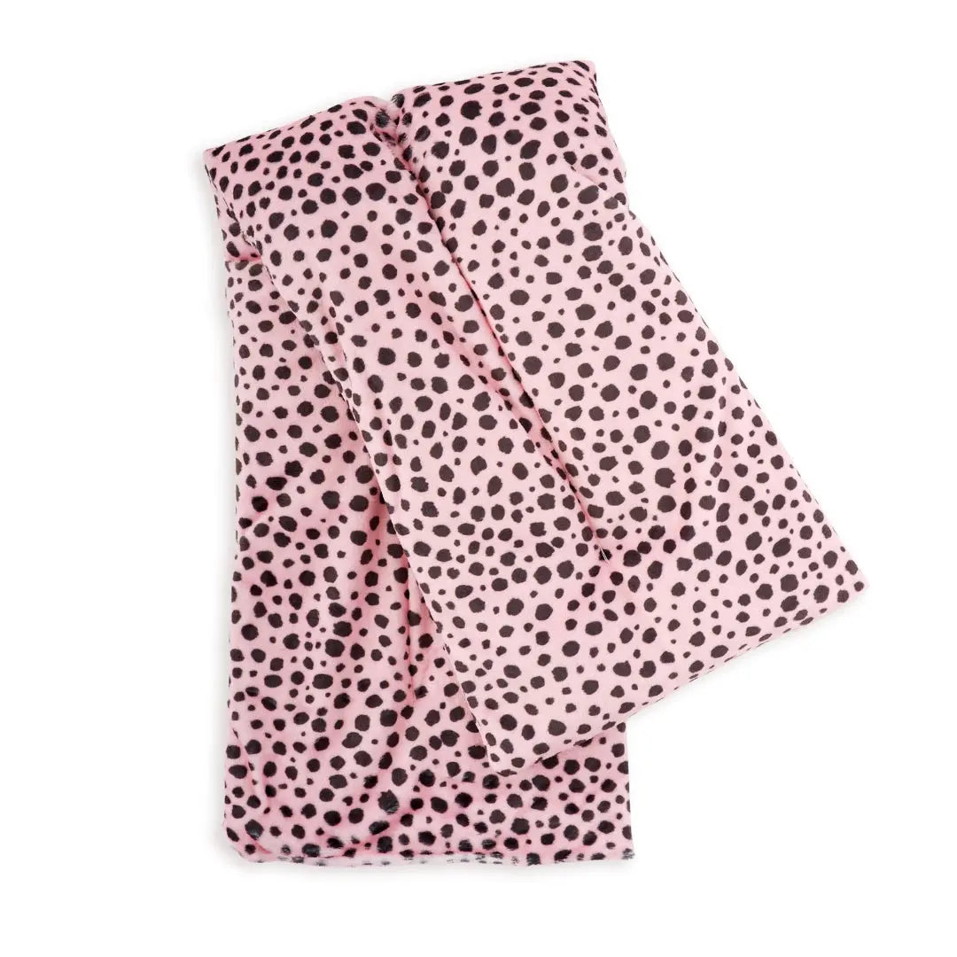 Soothing Body Wrap Wheat Bag Infused with Lavender Oil - Pink Dalmatian SMUG