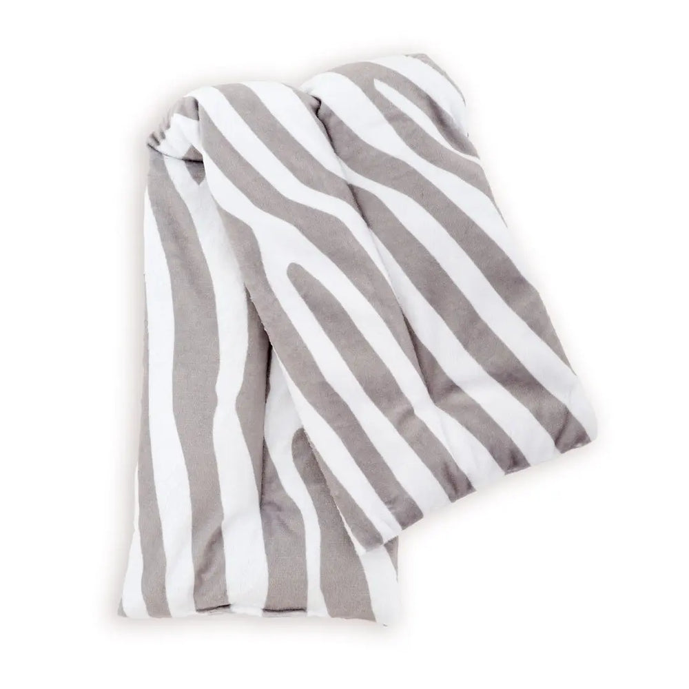 Soothing Body Wrap Wheat Bag Infused with Lavender Oil - Zebra Print SMUG