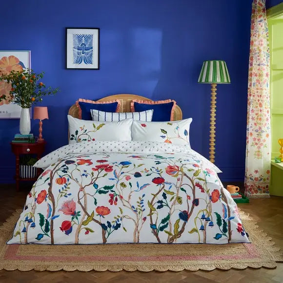 Sophie Robinson Forgotten Garden 100% Cotton Duvet Cover & Pillowcase Set Dunelm