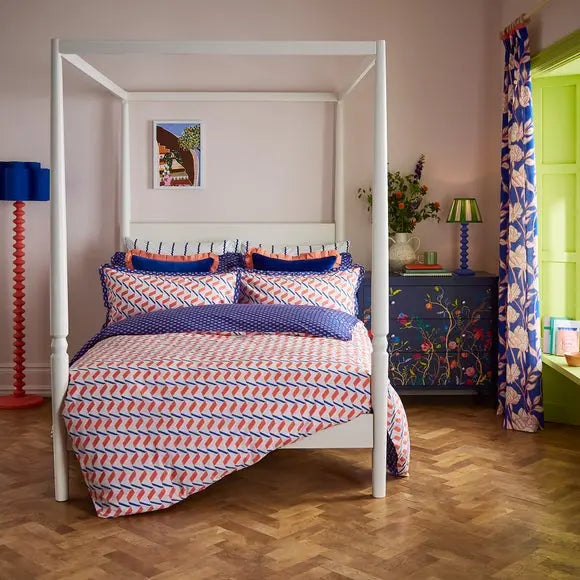 Sophie Robinson Zig Zag 100% Cotton Duvet Cover & Pillowcase Set Dunelm