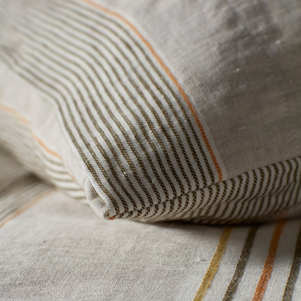 Sophie Stripe 100% Linen Pillowcase The Secret Linen Store
