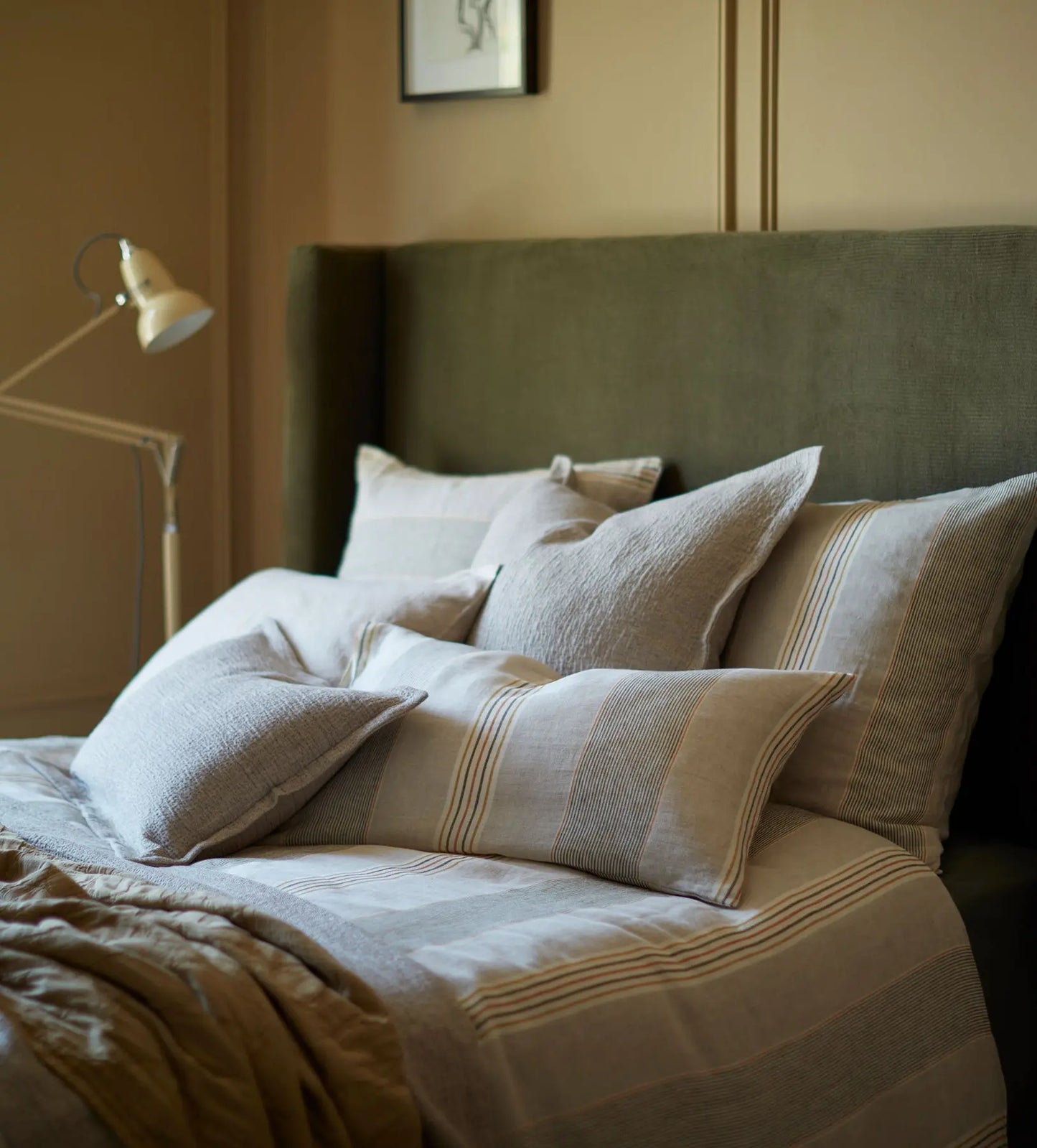 Sophie Stripe 100% Linen Pillowcase The Secret Linen Store