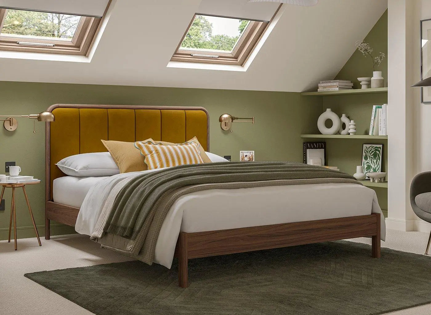 Soren Wooden Bed Frame - Orange Dreams