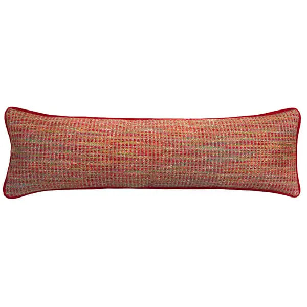 Sorrento Draught Excluder, Wool, Cushion, Orange Chenille & Wool & Feather Filling & Wool Weave Andrew Martin