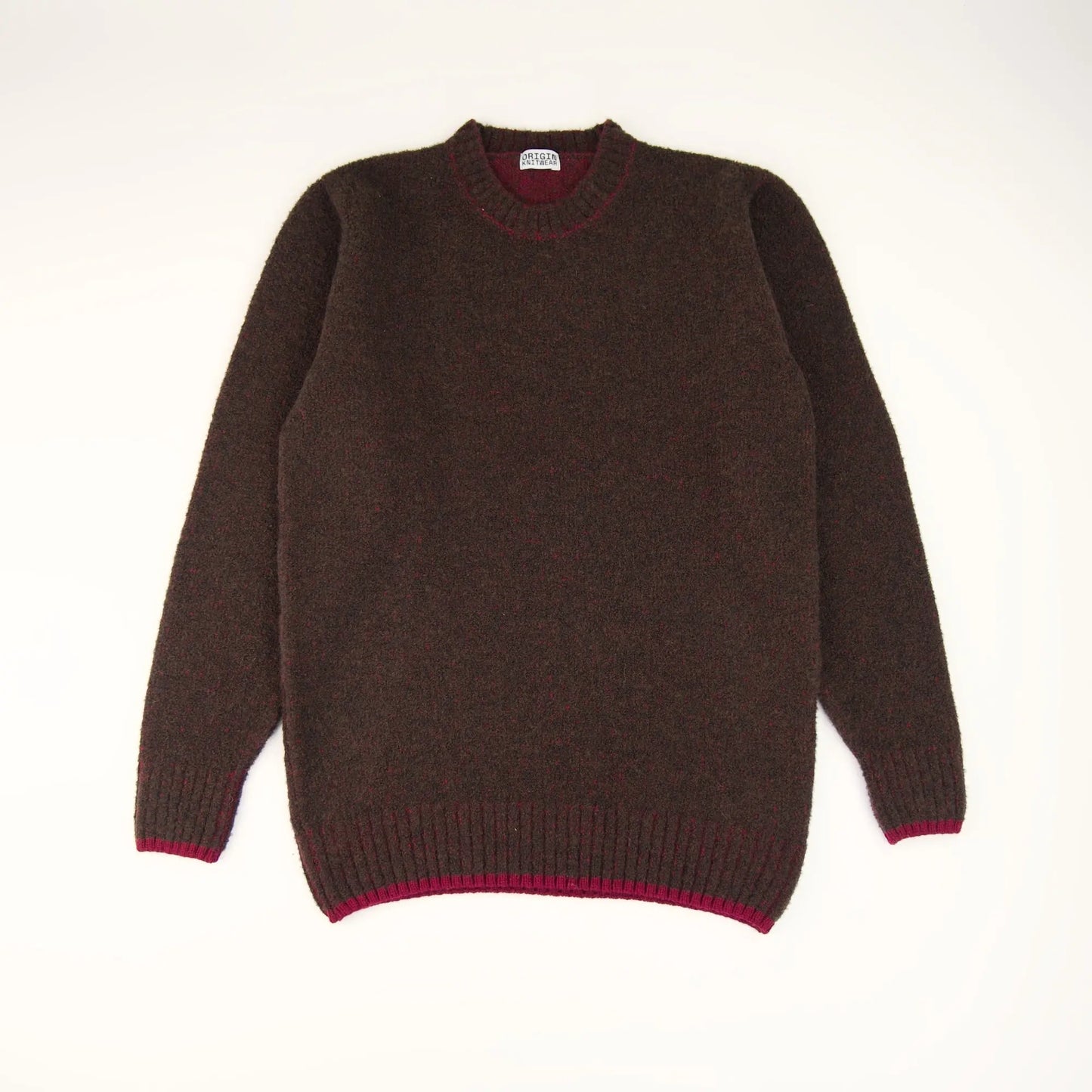 Soufflé - Piccadilly - Brown Velvet Mens Jumper Origin Knitwear