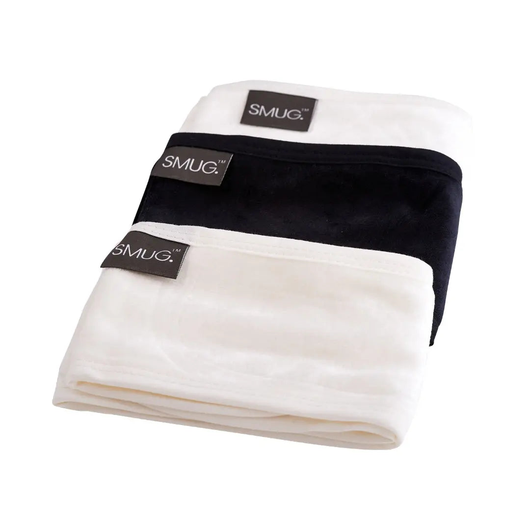 Spa Headbands Set - Black & White SMUG