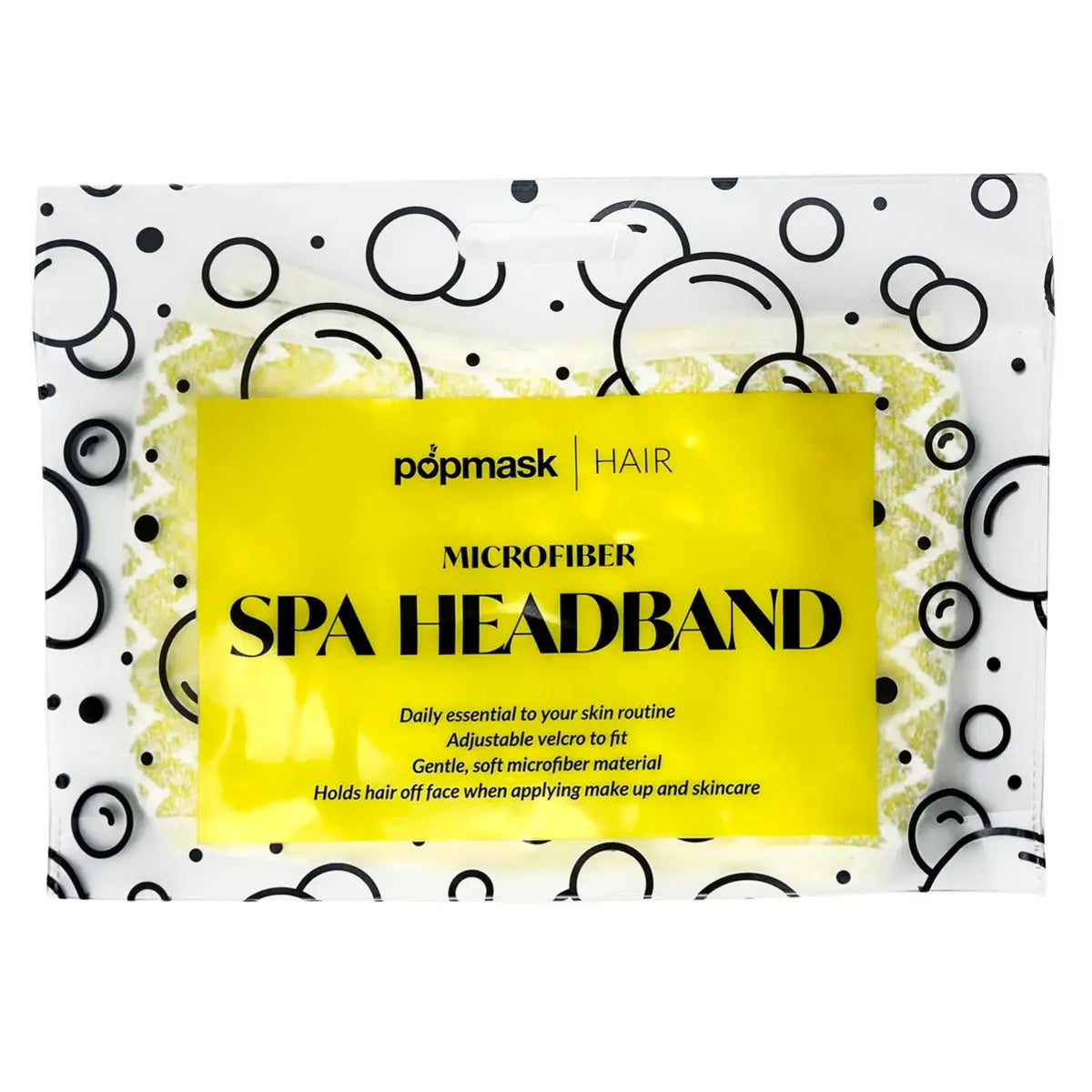 Spa Microfiber Makeup & Skincare Headband Popmask London