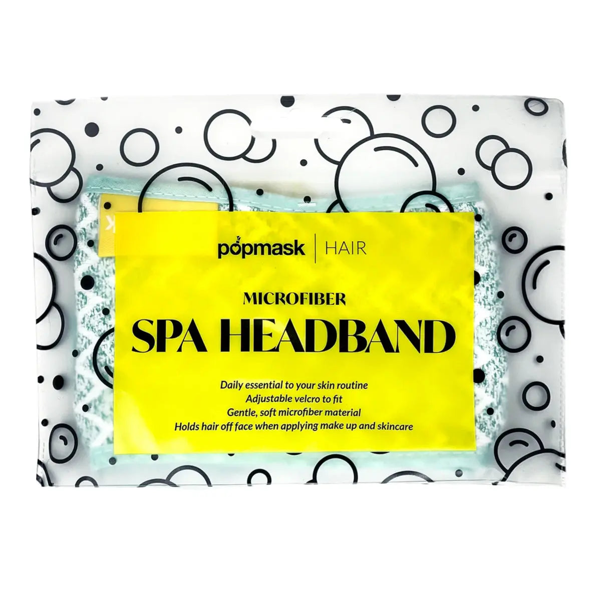 Spa Microfiber Makeup & Skincare Headband Popmask London