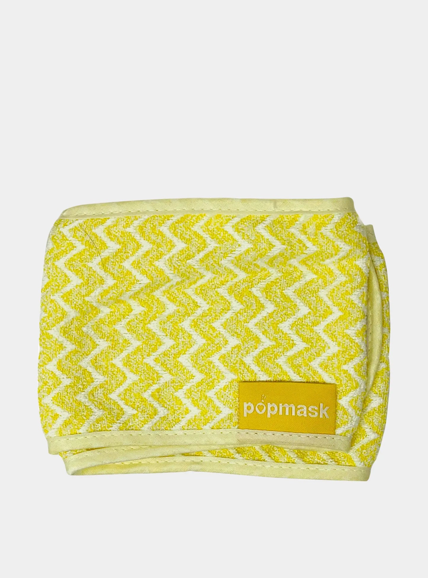 Spa Microfiber Makeup & Skincare Headband Yellow (Single) Popmask
