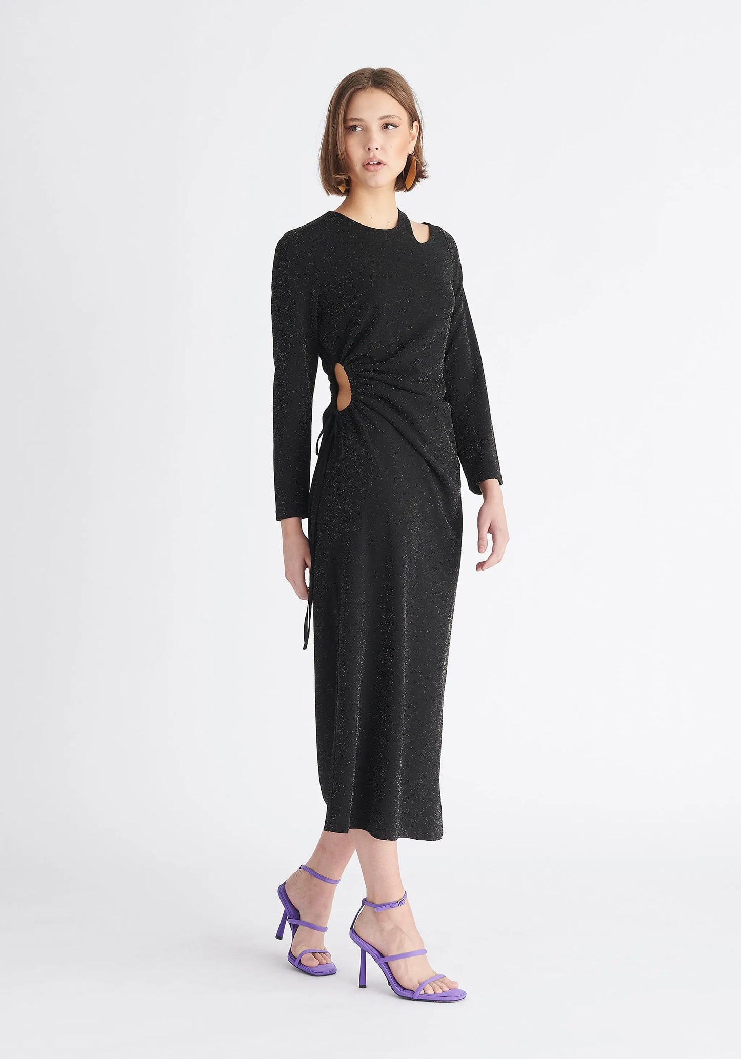 Sparkly Cut Out Dress Paisie