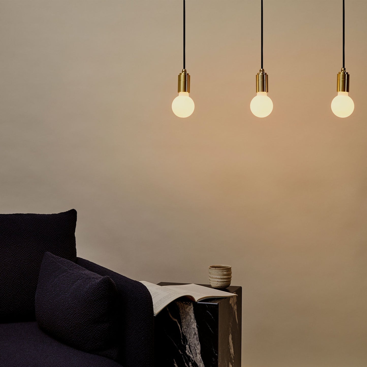 Sphere II Pendant Light in Walnut Tala