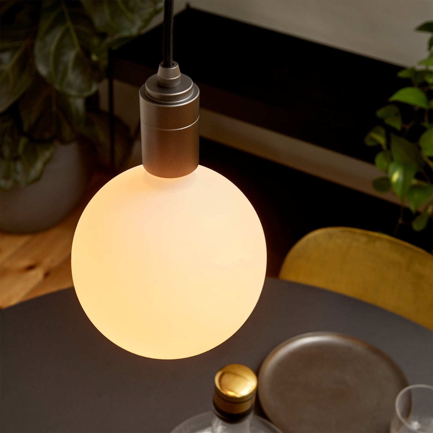 Sphere IV Pendant Light in Graphite Tala