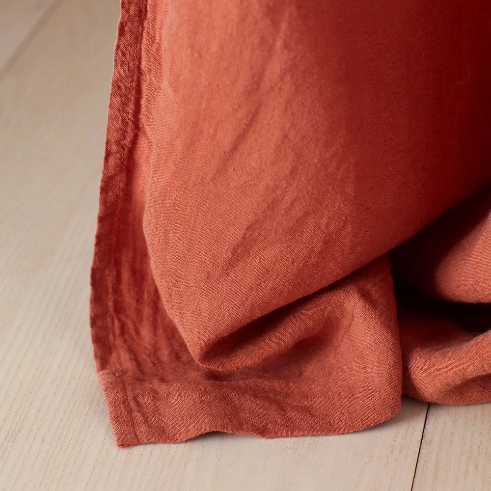 Spice 100% Linen Loop Top Curtain (Single) The Secret Linen Store